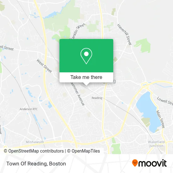 Town Of Reading map