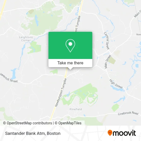Santander Bank Atm map