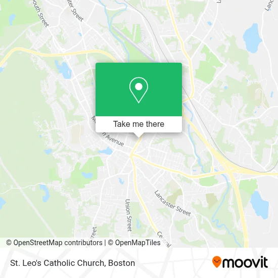 St. Leo's Catholic Church map