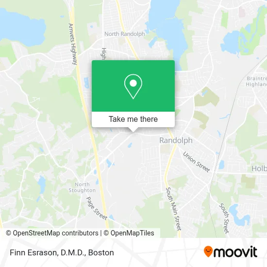 Finn Esrason, D.M.D. map
