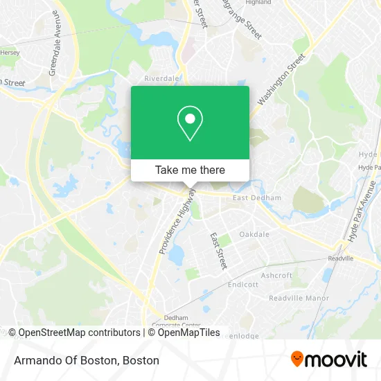 Armando Of Boston map