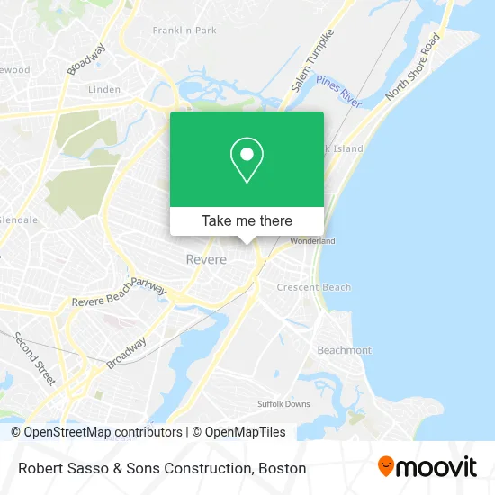 Robert Sasso & Sons Construction map