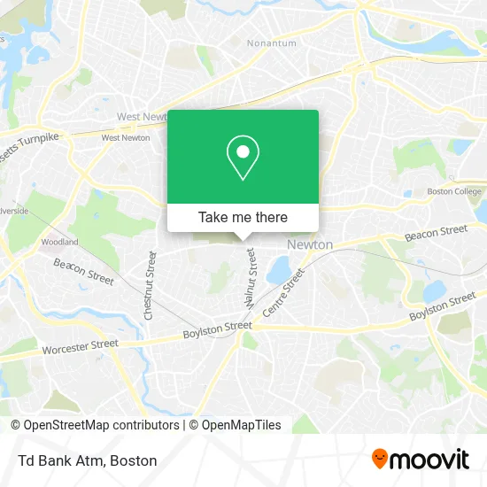 Td Bank Atm map