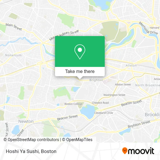 Hoshi Ya Sushi map