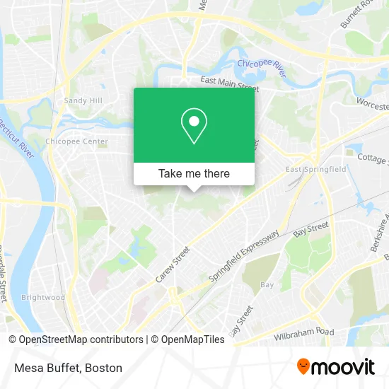 Mesa Buffet map