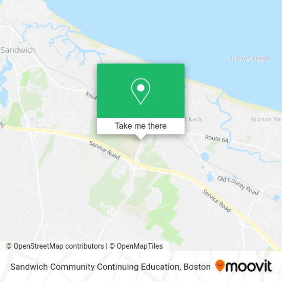 Sandwich Community Continuing Education map