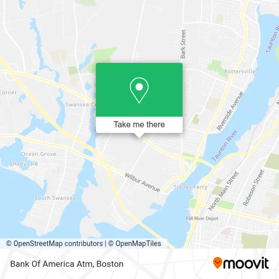 Bank Of America Atm map