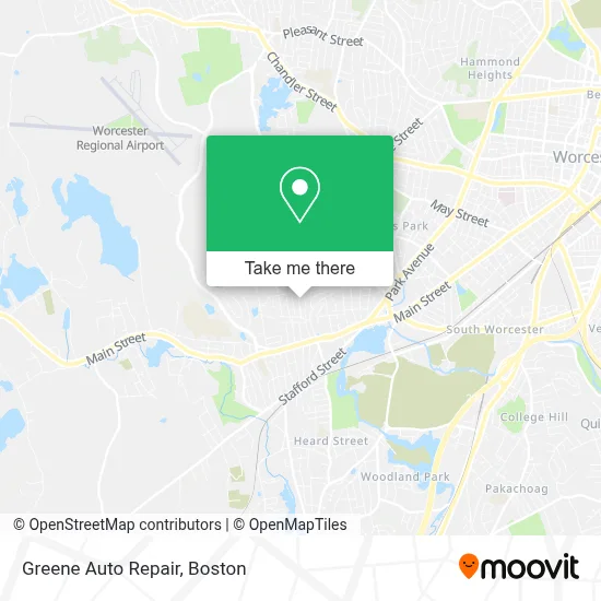 Greene Auto Repair map