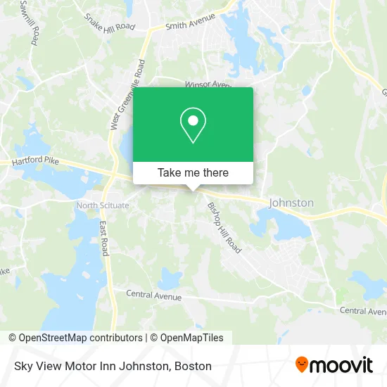 Sky View Motor Inn Johnston map