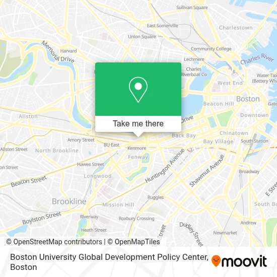 Boston University Global Development Policy Center map