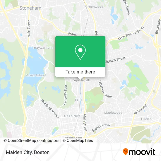 Malden City map