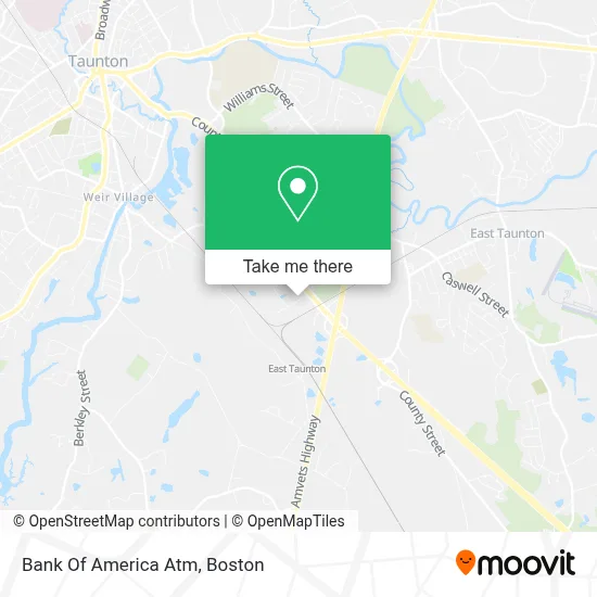 Bank Of America Atm map