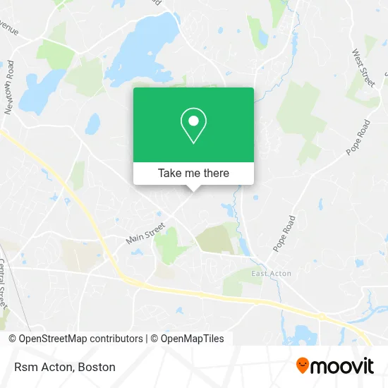 Rsm Acton map