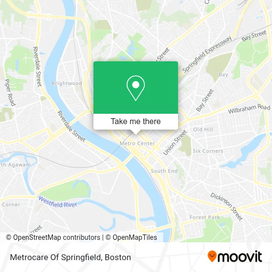 Metrocare Of Springfield map