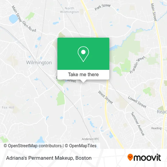 Adriana's Permanent Makeup map
