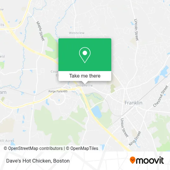 Dave's Hot Chicken map