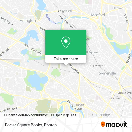 Porter Square Books map