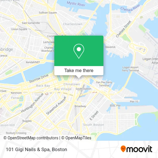 101 Gigi Nails & Spa map