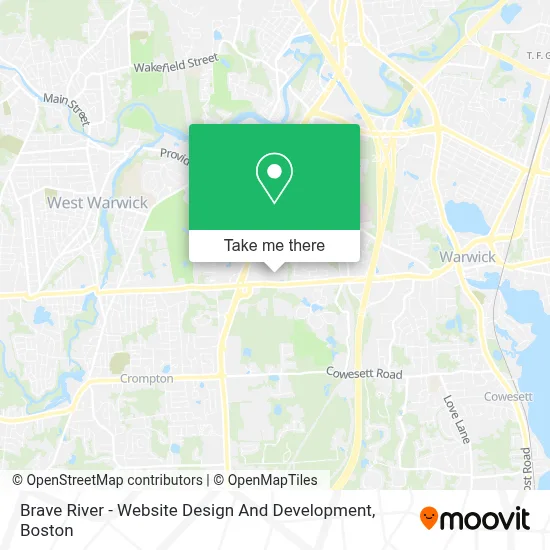 Brave River - Website Design And Development map