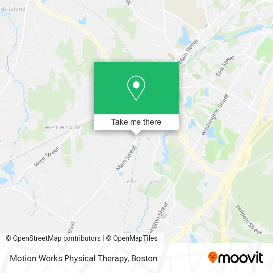 Motion Works Physical Therapy map