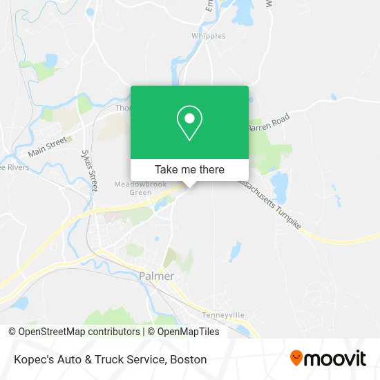 Kopec's Auto & Truck Service map