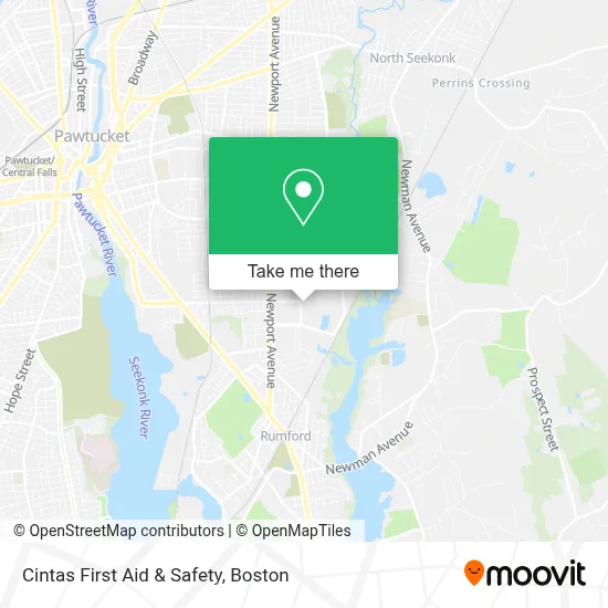 Cintas First Aid & Safety map