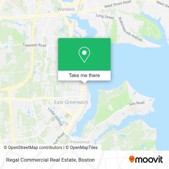 Regal Commercial Real Estate map