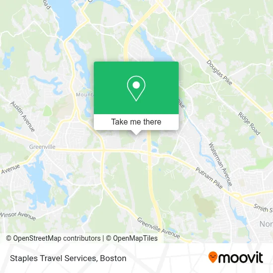Staples Travel Services map