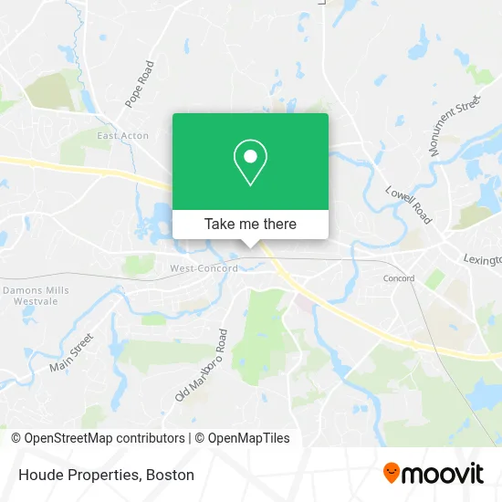 Houde Properties map