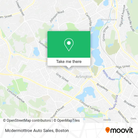 Mcdermottroe Auto Sales map