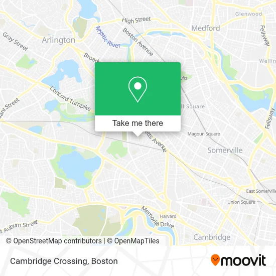 Cambridge Crossing map