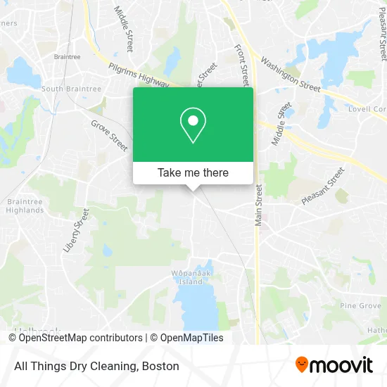 All Things Dry Cleaning map