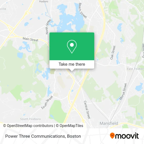Power Three Communications map