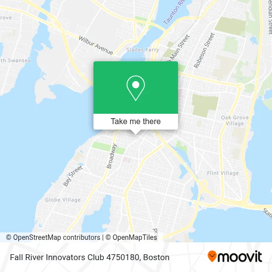 Fall River Innovators Club 4750180 map