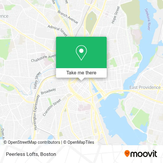 Peerless Lofts map