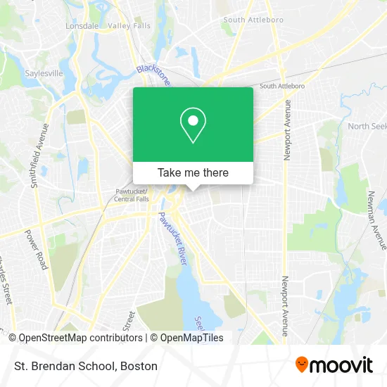St. Brendan School map