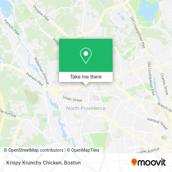 Krispy Krunchy Chicken map