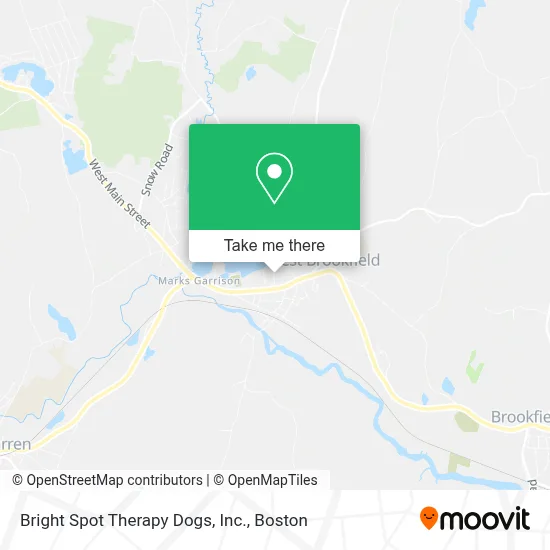 Bright Spot Therapy Dogs, Inc. map