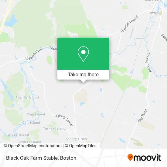 Black Oak Farm Stable map