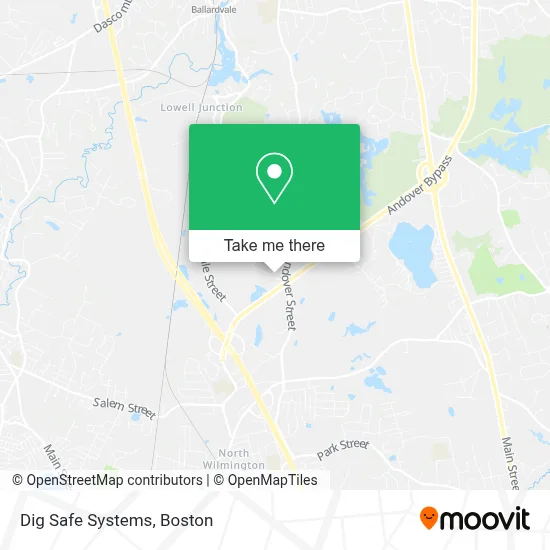Dig Safe Systems map