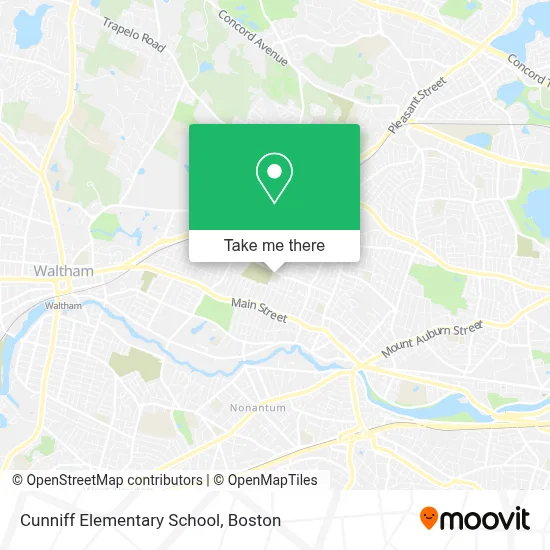 Cunniff Elementary School map