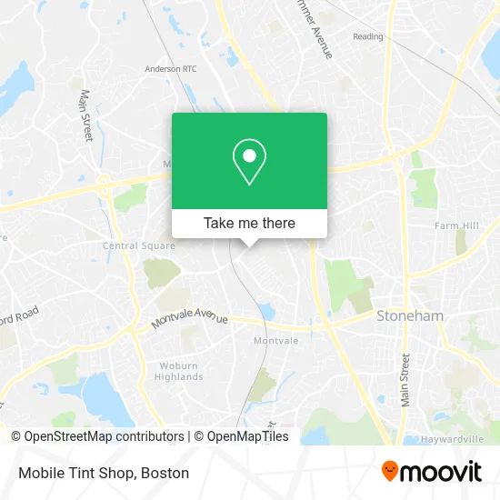 Mobile Tint Shop map