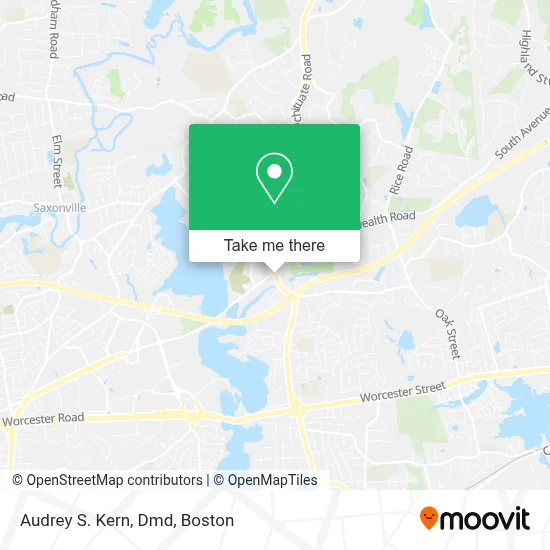 Audrey S. Kern, Dmd map