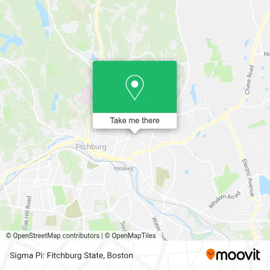 Sigma Pi: Fitchburg State map