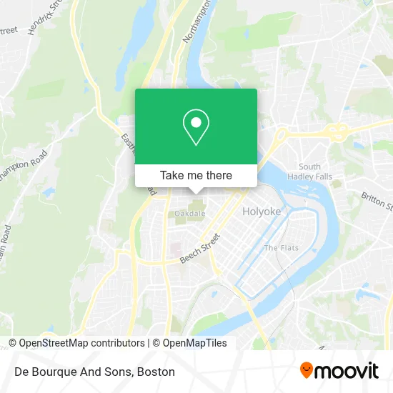 De Bourque And Sons map
