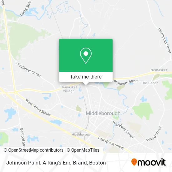 Johnson Paint, A Ring's End Brand map