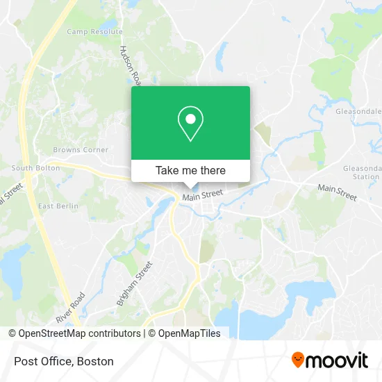 Post Office map