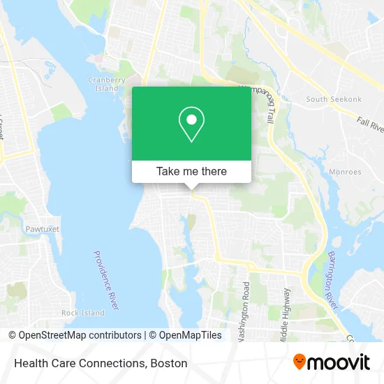 Health Care Connections map