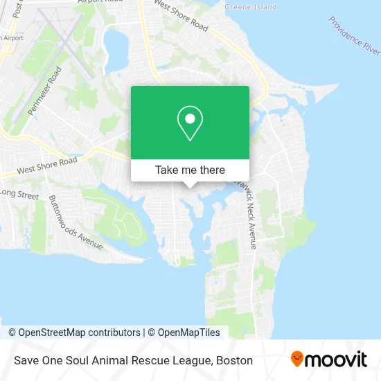 Save One Soul Animal Rescue League map