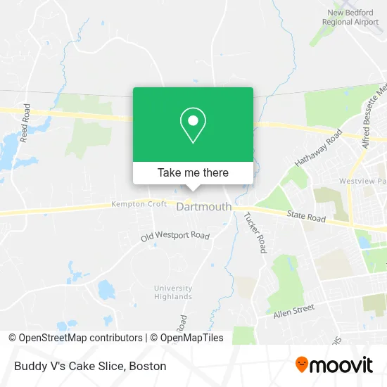 Buddy V's Cake Slice map